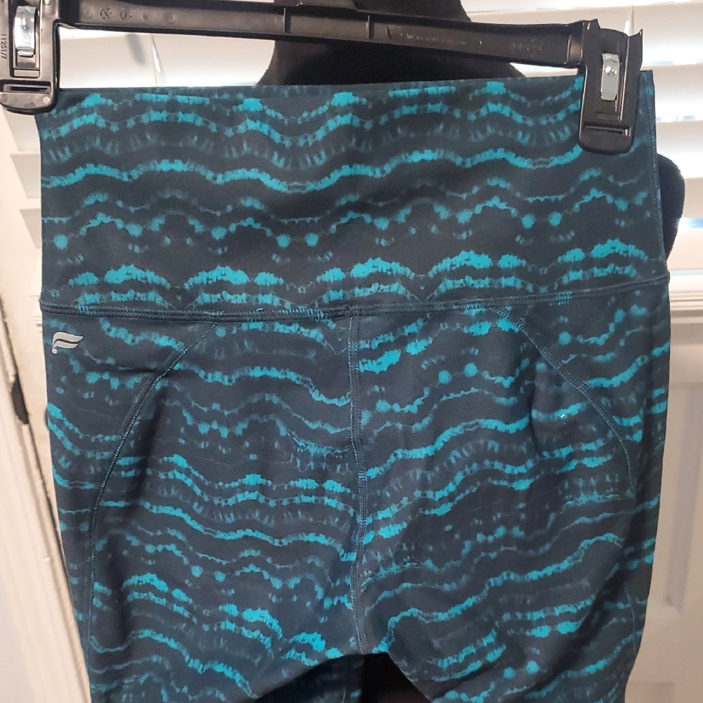 Fabletics Blue Patterned Women's Active Leggings - image 7